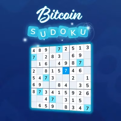 Bitcoin Sudoku gameplay — number grid puzzle game